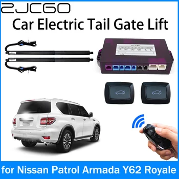 ZJCGO Auto electrice Portbagaj Electric Aspirare Hayon Inteligent Poarta Coada Lift Strut pentru Nissan Patrol Armada Y62 Royale 2010~2022