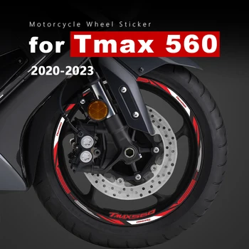 Motocicleta Roata Autocolante Impermeabil pentru Yamaha Tmax 560 Accesorii 2023 T max 560 2022 Tmax560 2020 2021 Rim Decal Benzi