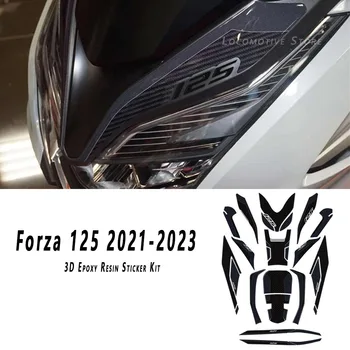 Forza125 Accesorii 3D Rășină Epoxidică Autocolant Kit de Protecție pentru Honda Forza 125 2021 2022 2023 Forza125