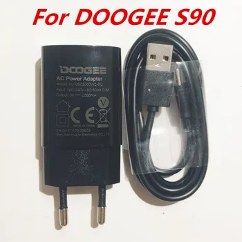 Nou Original DOOGEE S90 USB Adaptor Încărcător UE Plug de Călătorie Comutare de Alimentare+de Tip C Usb, Cablu de Date Linie