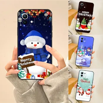 Om de Zăpadă de crăciun Telefon Caz Pentru Xiaomi 10 11 11T 12 9 9M 9SE 11i Lite Ultra Nota 10 Poco F3 F4 M4 M3 M4GT X4GT Pro Acoperi