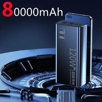 2024 NOUA Banca de Putere 120W 200000 mAh Super-Rapid de Încărcare de 100% Capacitate Suficientă Portabil Încărcător de Baterie Pentru iPhone Samsung FIERBINTE